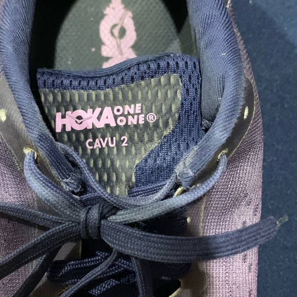 Hoka One One Womens Cavu 2 Purple Running Shoes Sneakers Size 8 - Picture 10 of 12